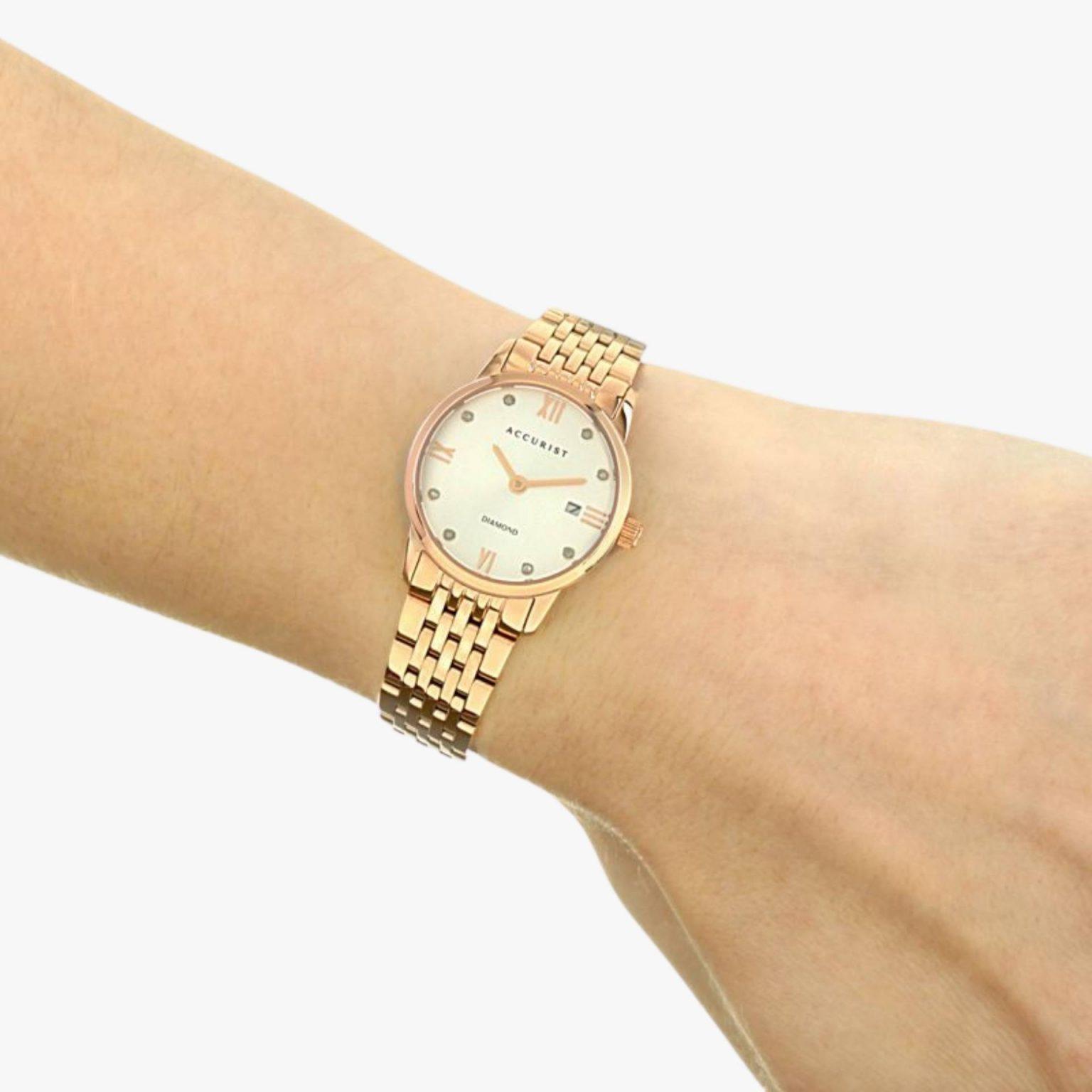 Accurist Ladies Signature Diamond Watch Model 8354 Asko Jewellers