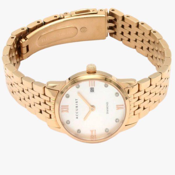 Rose Gold Plated, Stainless Steel, Diamond Watch, Accurist, Ladies Watch